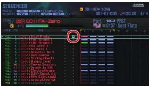 ROLAND FA-07 - Isoler une partie (SOL0) - 1