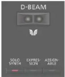 ROLAND FA-07 - Changer la hauteur ou le volume d'un geste (contrôleur D-BEAM) - 1
