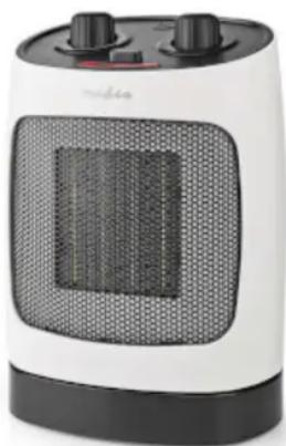 NEDIS HTFA19WT - / 2000 W | 2 Heat Modes | Adjustable thermostat | Rotates automatically | Overheating protection | Fall over protection - 3