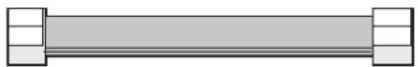 MAYTAG W10748976 - Flexible Metal Appliance Connector: - 1