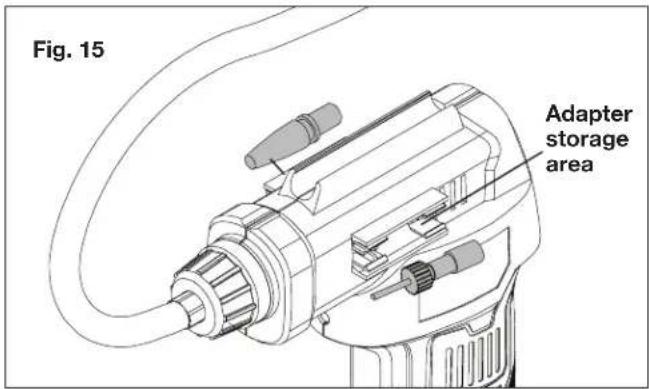 Sun Joe 24V-AJC-AJV-LTE - Air Hose + Adapters Storage - 2