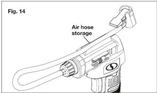 Sun Joe 24V-AJC-AJV-LTE - Air Hose + Adapters Storage - 1