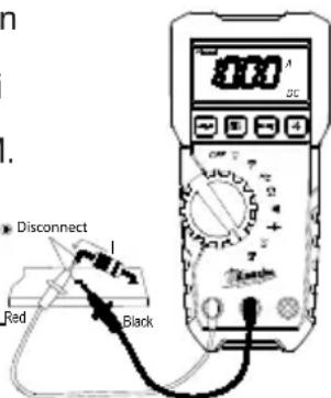 MILWAUKEE 2216-20 - ⚠️DANGER Pour éviter une décharge électrique : Ne jamais prendre une mesure sur un circuit dont la tension efficace est supérieure à 600 V CD. - 1