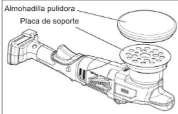 MILWAUKEE M18 Fuel 2684-22 - Instalación de las almohadillas/bonetes de pulido - 1