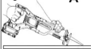 MILWAUKEE M18 2621-22 - Coloque la segueta en la herramienta. - 1