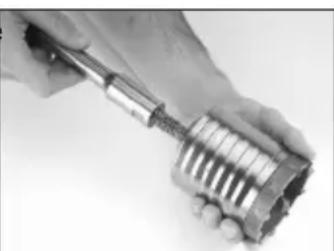 MILWAUKEE SDS 5359-21 - Utilisation des trépans carottiers à percussion rotatifs - 1
