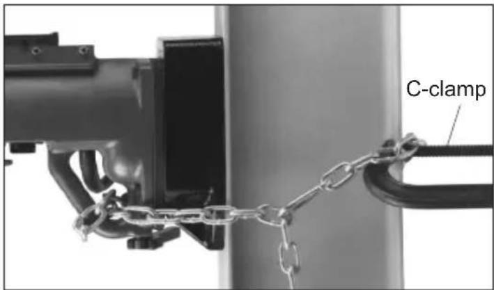 MILWAUKEE 4297-1 - AWARNING To reduce the risk of injury, always use a safety chain when drilling overhead or on a vertical surface. - 1