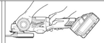 MILWAUKEE M18 Fuel 2980-22 - Emploi des meules à tronçonner - 1