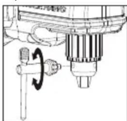 MILWAUKEE M18 Fuel 2807-22 - Instalación de brocas en los mandril con chaveta - 1