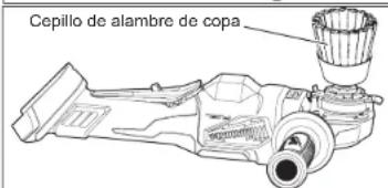 MILWAUKEE M18 Fuel 2980-21 - Uso de los cepillos de alambre - 2