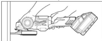 MILWAUKEE M18 Fuel 2980-21 - Usando discos de corte - 1