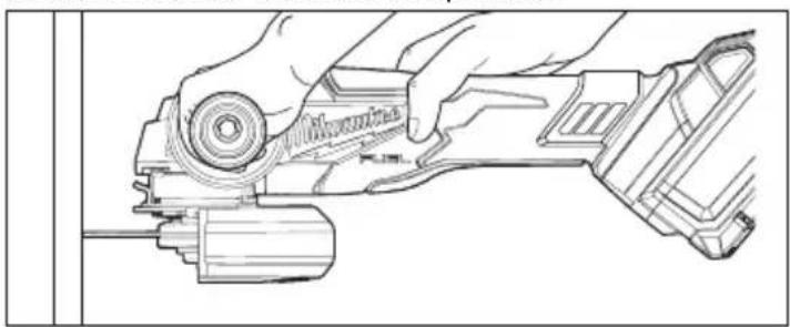 MILWAUKEE M18 Fuel 2880-22 - ADVERTENCIA El tipo de protector debe coincidir con el tipo de rueda para proporcionar máxima protección para el operador en caso que el disco se rompa. - 1