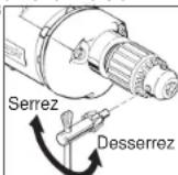 MILWAUKEE M28 0721-21 - Pose des mèches dans le mandrin à clé - 1