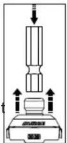 MILWAUKEE M12 Fuel Surge 2551-22 - Attaching and Removing Accessories - 1