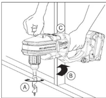 MILWAUKEE M18 Fuel 2708-22 - Bracing for forward rotation - 1
