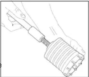 MILWAUKEE M18 Fuel 2717-21HD - Using Rotary Percussion Core Bits - 1