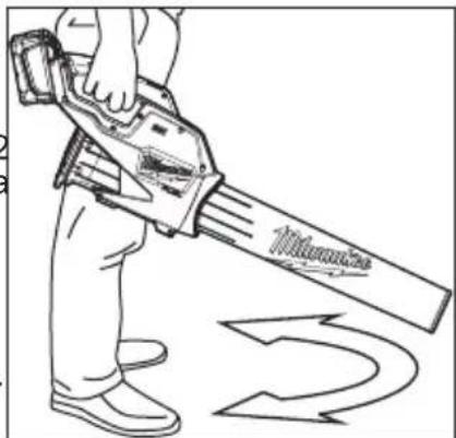 MILWAUKEE M18 Fuel 2724-21HD - Uso del soplador - 1