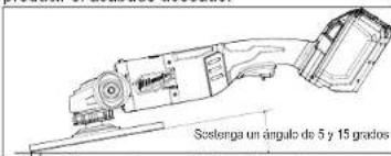 MILWAUKEE M18 Fuel 2785-22 - Usando rueda de esmeril - 7