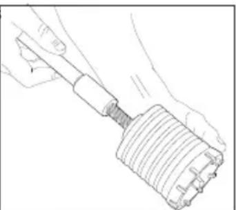 MILWAUKEE M18 Fuel ONE KEY 2718-21 - Uso de las broças sacabocados de percusión rotatorias - 1