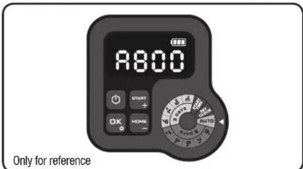 LANDXCAPE LX835 - Option 1: AUTO (Recommended working schedule according to area setting) - 1