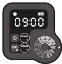 LANDXCAPE LX835 - ajustar hora de inicio - 1
