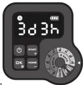 LANDXCAPE LX835 - Optiunea 2. Setați manual programul de lucru - 1