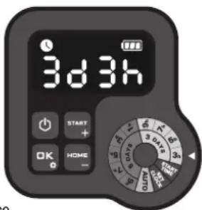 LANDXCAPE LX835 - Option 2: Set working schedule manually - 1