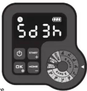 LANDXCAPE LX835 - Option 2: Set working schedule manually - 2