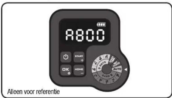 LANDXCAPE LX835 - Optie 1. AUTO (Aanbevolen werkschema op basis van regionale instellingen) - 1
