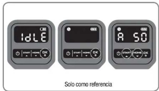 LANDXCAPE LX796 - 4.Cambiar la hora de inicio predeterminada - 4
