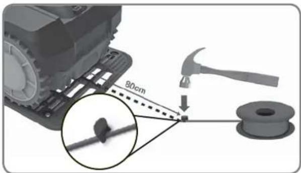LANDXCAPE LX796 - Peg the boundary wire - 1