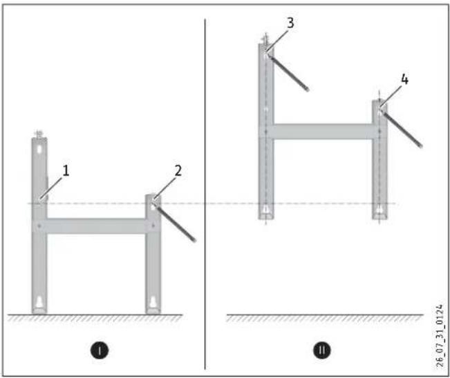 STIEBEL ELTRON CNS 100-1 E - Installing the wall mounting bracket - 1