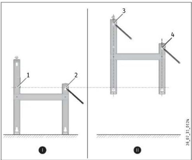 STIEBEL ELTRON CNS 100-1 E - Instalación del soporte para montaje en pared - 1