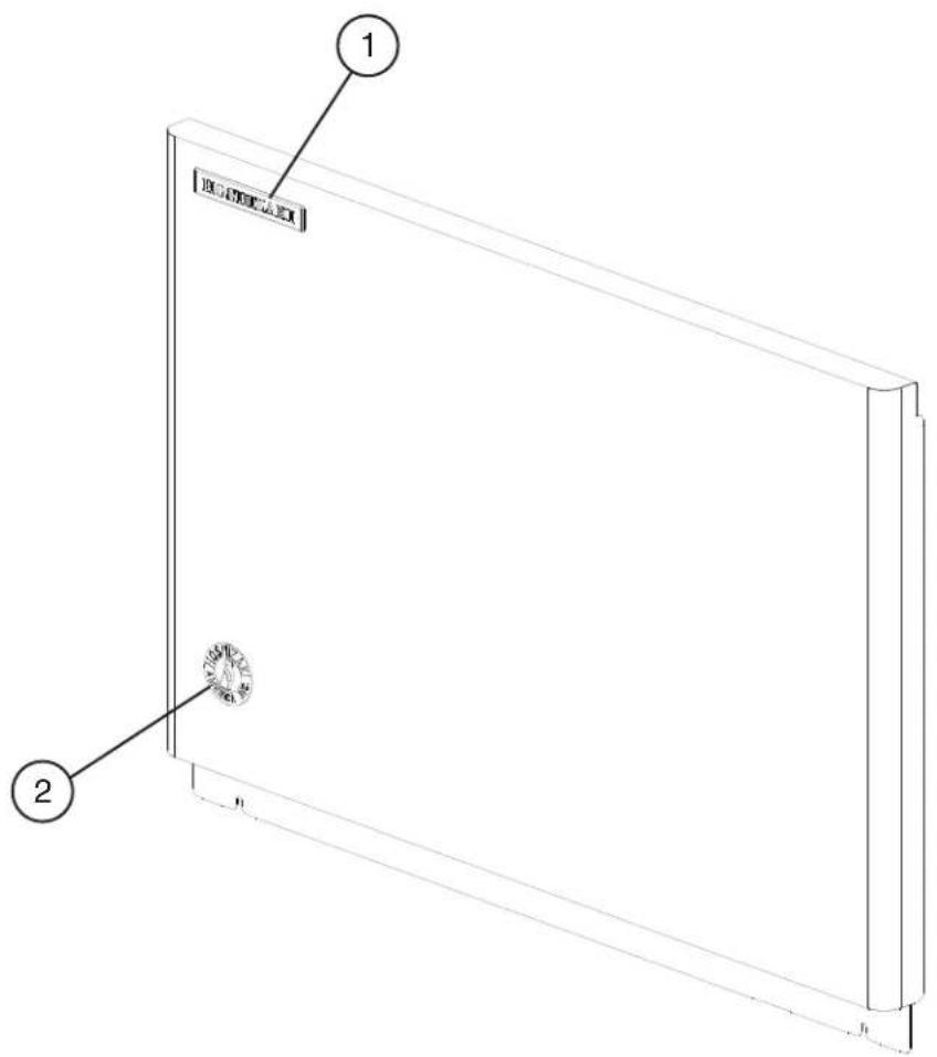 Hoshizaki KMD-530MWH - Accessories & Labels KMD-460\_H, KMD-530M\_H D-0 to F-1 - 1