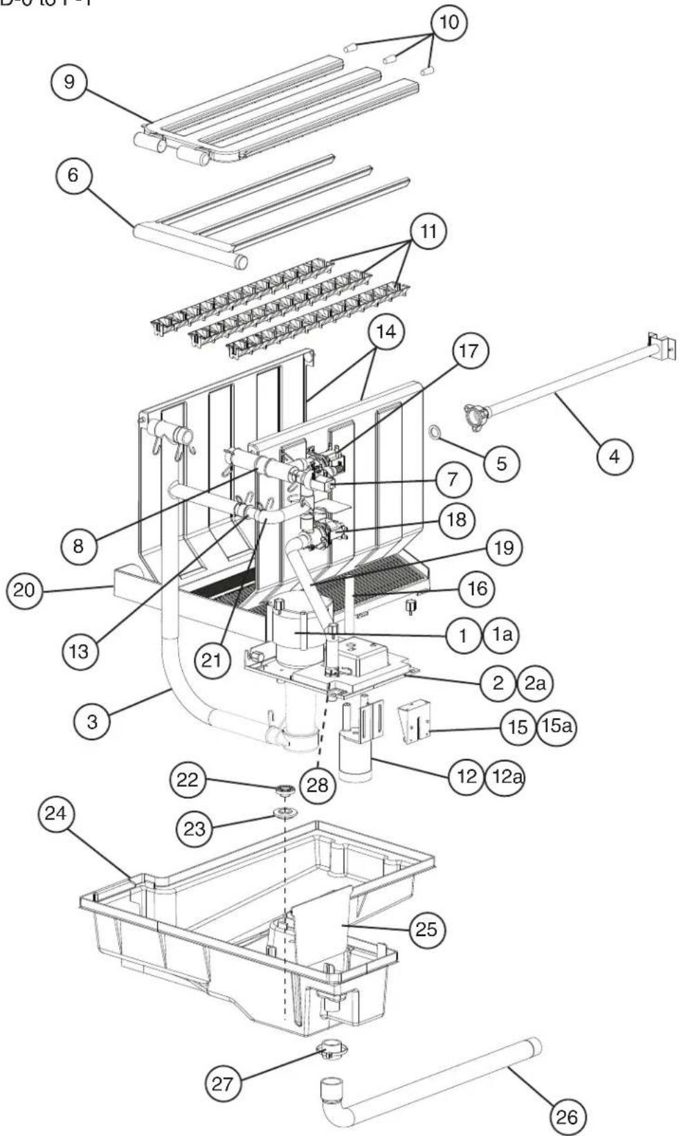 Hoshizaki KMD-530MWH - Main Assembly & Refrigeration Circuit KMD-530MRH - 2