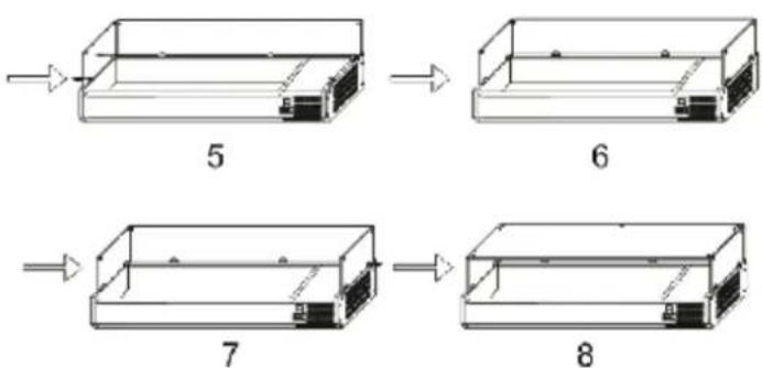 Cool Head 712022 - Montageanleitung der Glasplatten - 2