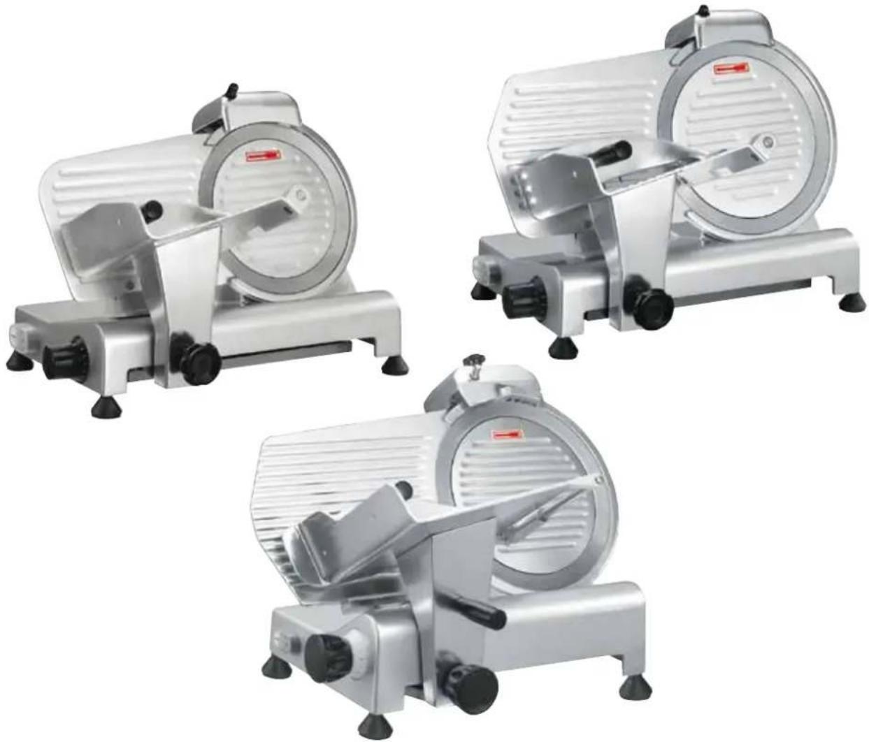 CaterChef 688325 - SEMIAUTOMATISCHE SNIJMACHINE SEMI-AUTOMATIC MEAT SLICER TRANCHEUSE À VIANDE - 1