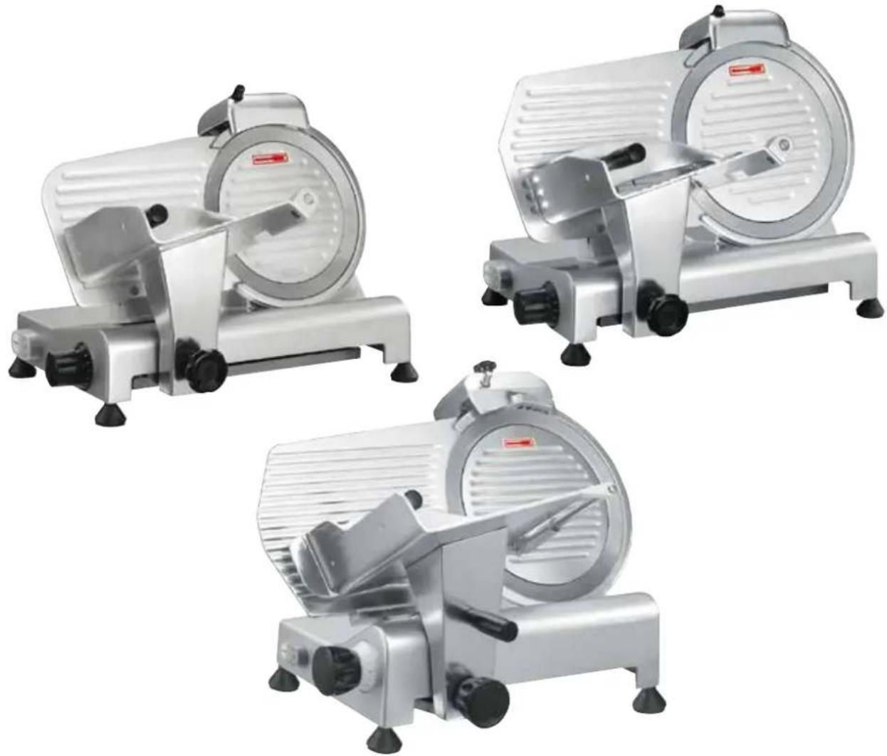 CaterChef 688320 - SEMIAUTOMATISCHE SNIJMACHINE SEMI-AUTOMATIC MEAT SLICER TRANCHEUSE À VIAnde - 1