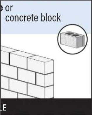 SANUS VXT7-B2 - Wall Construction - 5