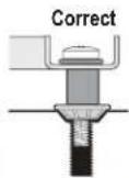 SANUS VXT7-B2 - TV supplied spacers - 11