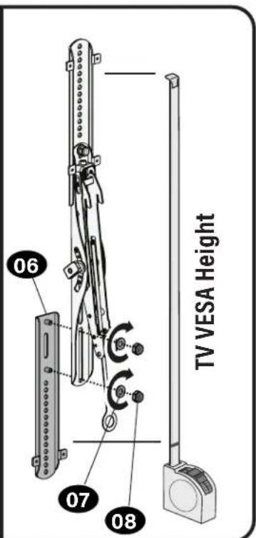 SANUS VXT7-B2 - Determine Your TV Bracket Configuration - 4