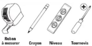Ruben à mesurer Crayon Niveau Tournevis