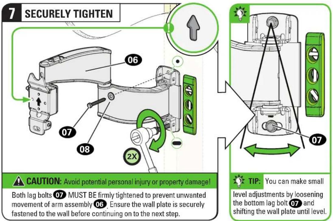 SANUS VSF716-B2 - STEP 2A (continued) - 1