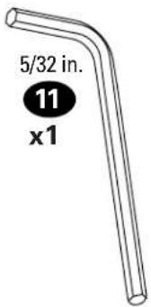 SANUS VSF716-B2 - Parts and Hardware for STEP 3 - 2