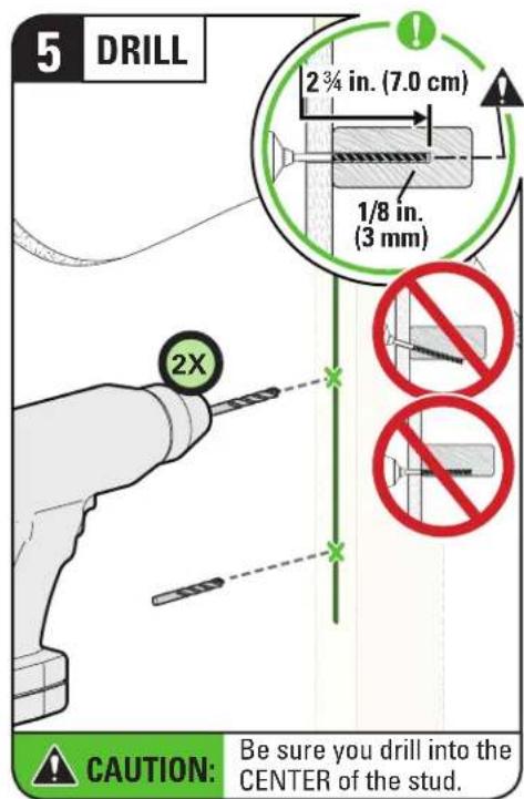 SANUS VSF716-B2 - CAUTION: Avoid potential personal injury or property damage! - 6