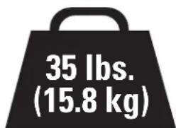 SANUS VSF716-B2 - TV Weight Limit - 1