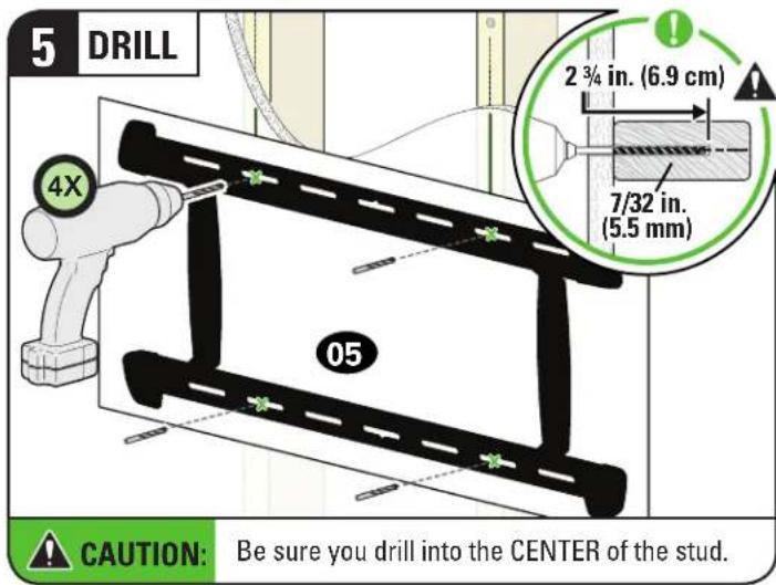 SANUS VXF730-B2 - CAUTION: Avoid potential personal injury or property damage! - 6