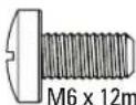 SANUS VXF730-B2 - TV Screws - 1