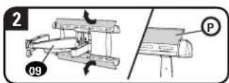 SANUS VXF730-B2 - REMOVING THE ARM - 2