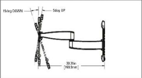SANUS VXF730-B2 - DIMENSIONS IN. [MM] - 5